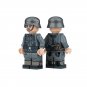 6pcs WW2 German Army German Waffen SS Soldiers Minifigures Building Toys