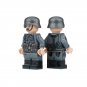 6pcs WW2 German Army German Waffen SS Soldiers Minifigures Building Toys