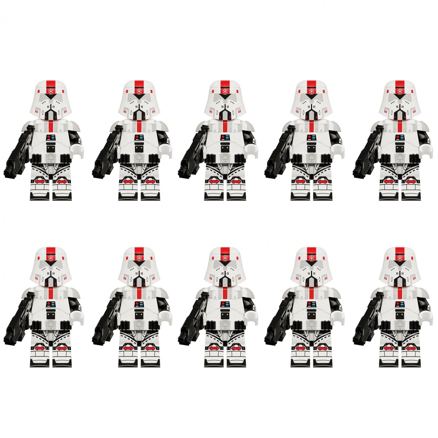 10pcs Star Wars Sith Empire Troopers Minifigures Building Toys