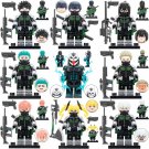 9pcs Anime Kaiju No. 8 Mina Ashiro Kafka Hibino Izumo Minifigures Building Toys
