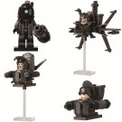 4pcs Skibidi Toilet Interceptor Astro Toilet Laser Soldier Cameraman Minifigures