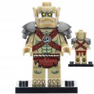 World of Warcraft Orc Soldier Minifigures Weapons and Accessories