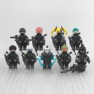 9pcs Kaiju No. 8 Kafka Hibino Kikoru Mina Haruchi Minifigures Building Toys