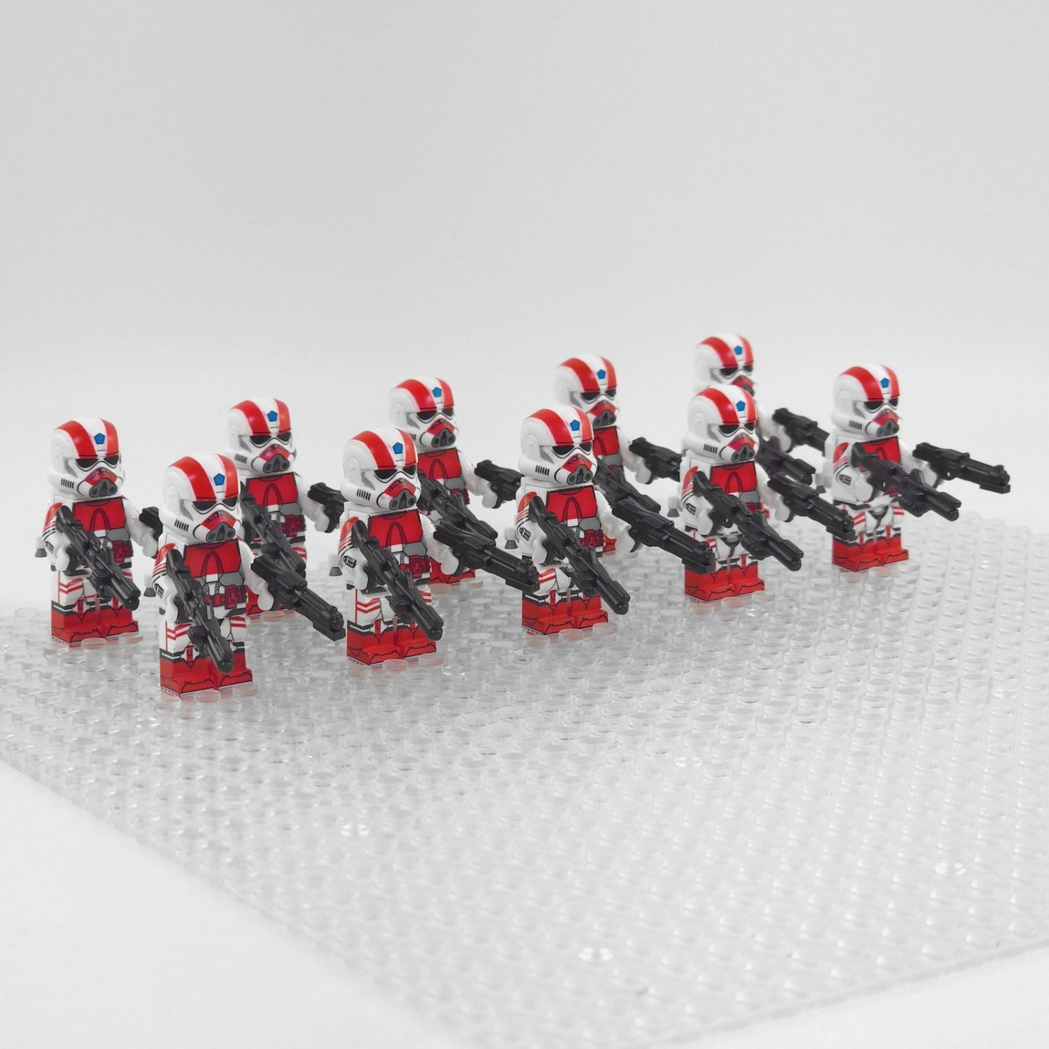 10pcs Star Wars Coruscant Guard Combat Engineer Squad Minifigures Building Toys