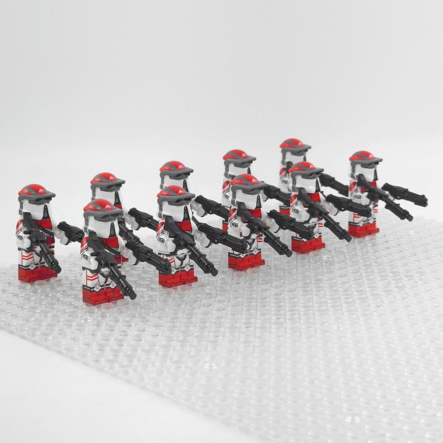 10pcs Star Wars Clone AT-RT Driver Shock Troopers Minifigures Building Toys