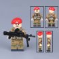 WW2 British Airborne Parachute Regiment Sergeant Minifigures Building Toys