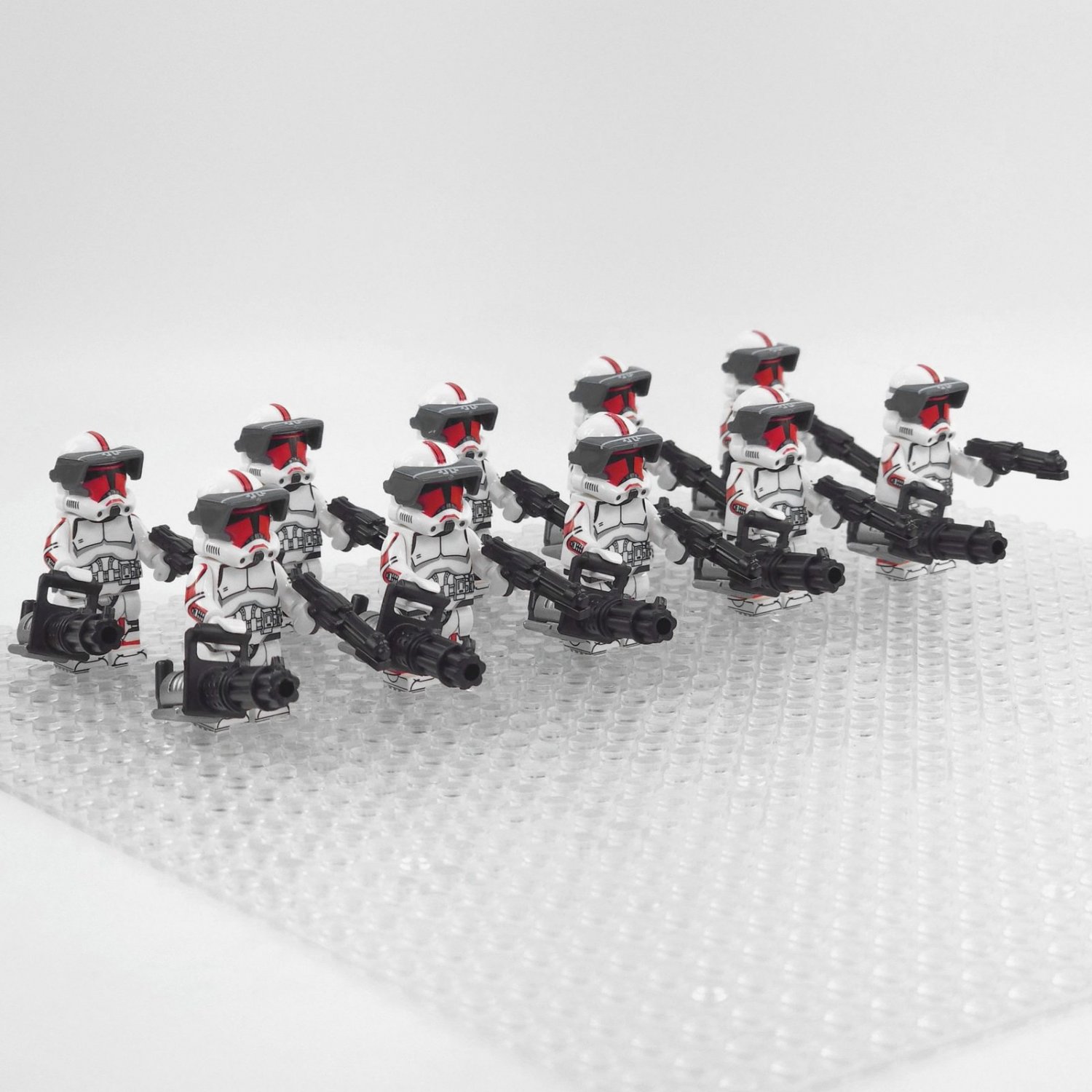 10pcs Star Wars Riot Control Troopers Coruscant Guard Minifigures Building Toys