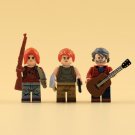 3pcs The Last of Us Joel Miller Ellie Abby Minifigures Building Toys