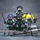 4pcs Monster Kaiju No. 8 Mina Soshiro Kikoru Kafka Minifigures Accessories