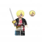 Sanji One Piece Film Red Minifigures Building Toys