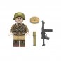 4pcs WW2 German Infantry Erwin Rommel Afrika Korps Minifigures Building Toys