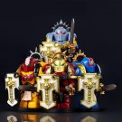 4pcs Ultramarines Blood Angels Space Wolves Bladeguard Veteran Minifigures Toys