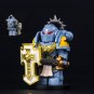 4pcs Ultramarines Blood Angels Space Wolves Bladeguard Veteran Minifigures Toys