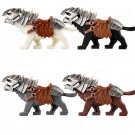 4pcs The Lord of the Rings Warg Wolf Heavy Armor Minifigures Minifigs Toy Gift