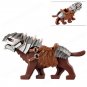 4pcs The Lord of the Rings Warg Wolf Heavy Armor Minifigures Minifigs Toy Gift