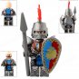 Lion Knight (Heavy armor) Castle Kingdoms Minifigures Minifigs Toy Gift
