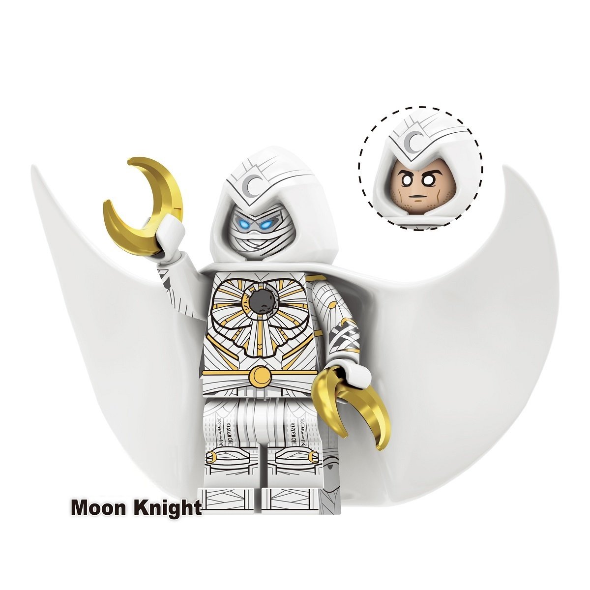 Moon Knight Marvel Superhero Minifigures Building Toys