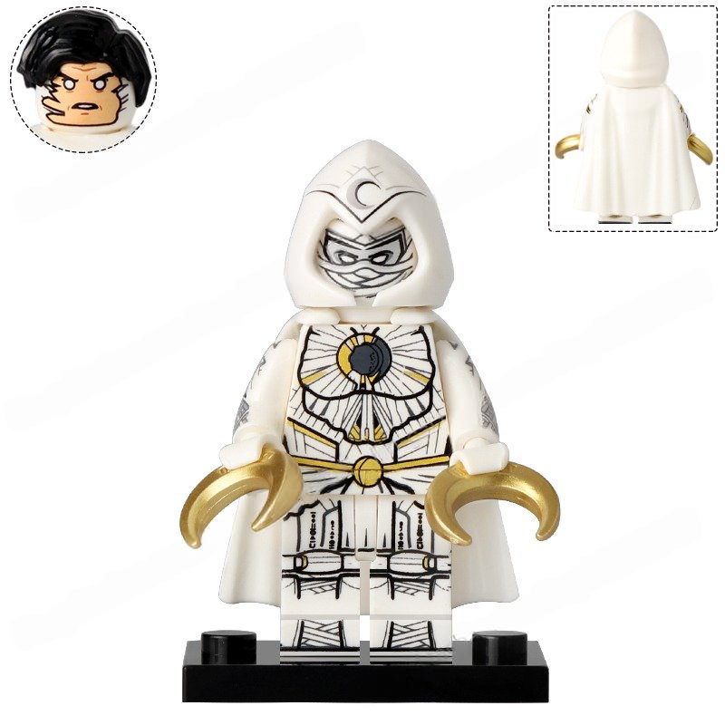 Marvel Superhero Moon Knight Marc Spector Minifigures Building Toys