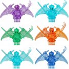 6pcs Naruto Series Kakashi Sasuke Madara Complete Body Susanoo Minifigures Toys