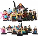 8pcs One Piece Shichibukai Seven Warlords Teach Mihawk Buggy Minifigures Toys