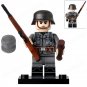 4pcs WW2 German Army Foreign Soldiers Minifigures Building Toys