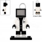 Skibidi Toilet Scientist TV Man Minifigures Building Toys
