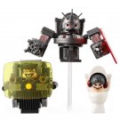 3pcs DJ Skibidi Toilet G-Toilet Juggernaut Astro Toilet Minifigures Building Toy