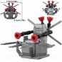 4pcs Skibidi Toilet TV Man Cameraman Glitchmobile Minifigures Building Toys