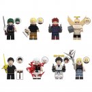 8pcs Jujutsu Kaisen Gojo Satoru Yuji Sukuna Kinji Maki Zenin Minifigures Toys