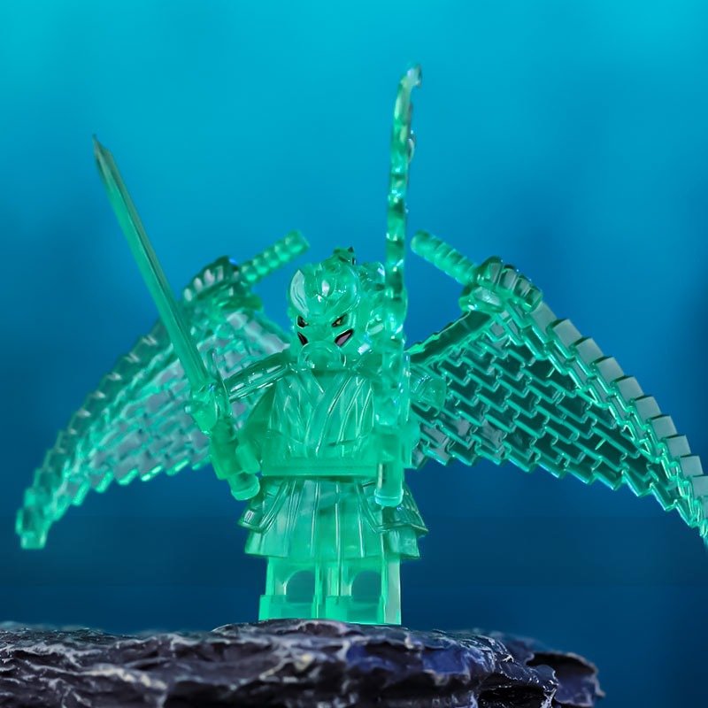 Anime Naruto Shippuden Uchiha Shisui Susanoo Minifigures Toy Gifts for children
