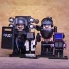 4pcs Skibidi Toilet TV People Headscarf SWAT Toilet Man Minifigures Toy Gifts