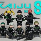 8pcs Anime Kaiju No.8 Mina Reno Aoi Iharu Hibino Kikoru Minifigures Toy Gifts