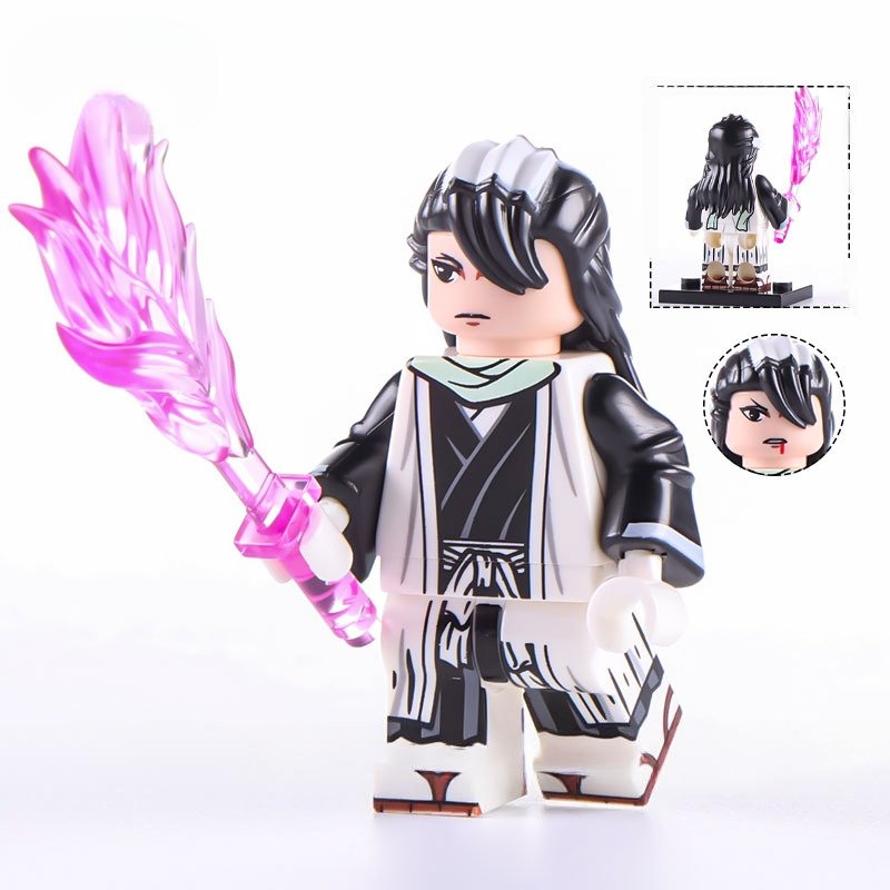 Anime Bleach Kuchiki Byakuya Minifigures Toy Gifts for children
