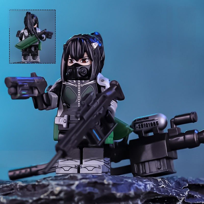 Anime Kaiju No.8 Mina Ashiro Minifigures Toy Gifts for children
