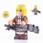 8pcs Attack on Titan Allen Mikasa Levi Ackerman Eren Yeager Minifigures Toy Gift
