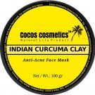 Turmeric Mask For Acne/ Detox Acne Facial Mask/ Yellow Clay