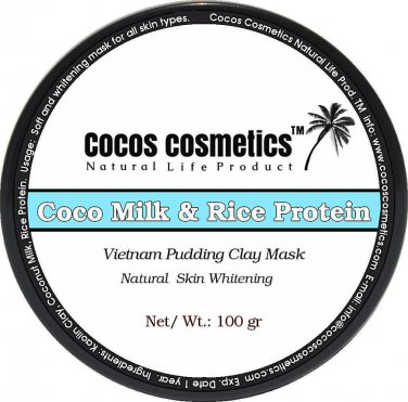 Coco Milk Rice Protein Facial Whitening Mask by Cocos Cosmetics