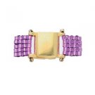 Cymbal Axos II - Delica Mag Clasp, Rose Gold Plate, ea