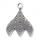 Tourlos III Gemduo Bead End Cymbal Elements silver plate