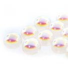 8mm Candy Bead, Crystal AB, ~20 beads