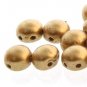 8mm Candy Bead, Bronze Pale Gold, ~20 beads