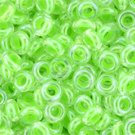 TOHO Demi Round 8/0 3mm Luminous Neon Green ˜7gm beads color 805