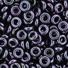 TOHO Demi Round 8/0 3mm Metallic Amethyst Gun Metal ˜7gm beads color 90