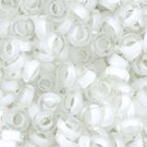 TOHO Demi Round 8/0 3mm Inside-Color Frosted Crystal/Snow-Lined ˜7gm beads color 981F