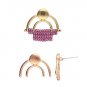 Cymbal PLATANI IV-11/0 EARRING ROSE GOLD PLATE BAG/2