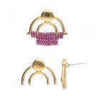 Cymbal PLATANI IV-11/0 EARRING 24KT GOLD PLATE BAG/2