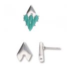 Provatas II-Gemduo Earring Antique Silver Plate Bag Of 2