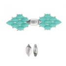 RALAKI - GEMDUO Magnetic CLASP SILVER PLATE, EA