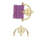 Amatos Iii-8/0 Bead Ending 24K Gold Plate, ea