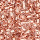 Toho 11/0 Round Seed Beads 5" tube apx 22gm Copper-Lined Crystal